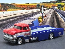 Summit Racing Horizon Car Hauler Transporter With Real Riders 164 Scale Nhra Summit Racing Horizon Car Hauler Transporter With Real Riders 164 Scale Nhra