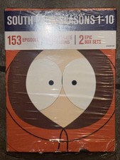 South Park Seasons 1-10 DVD Box Set SEALED cellophane Torn See Pics