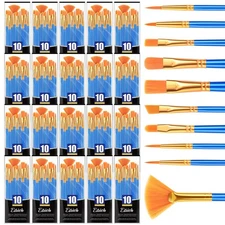 Paint Brushes,20Packs 200Pcs Paint Brush for Acrylic Painting,Acrylic Paint B...