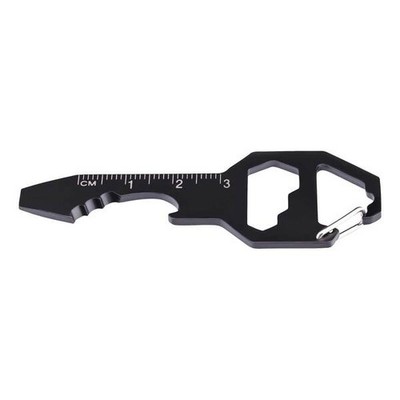 Herbertz Mini Tool AISI 420 Stahl rostfrei 7 Funktionen schwarze Beschichtung Ka
