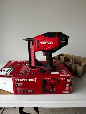 Craftsman 18 Gauge 20V Cordless Narrow Crown Stapler - Tool Only (CMCN618NB)