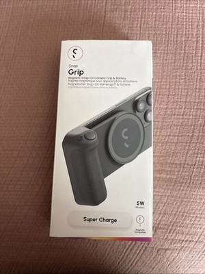 ShiftCam SnapGrip Pro - Magnetic Snap-On Camera Grip & Battery