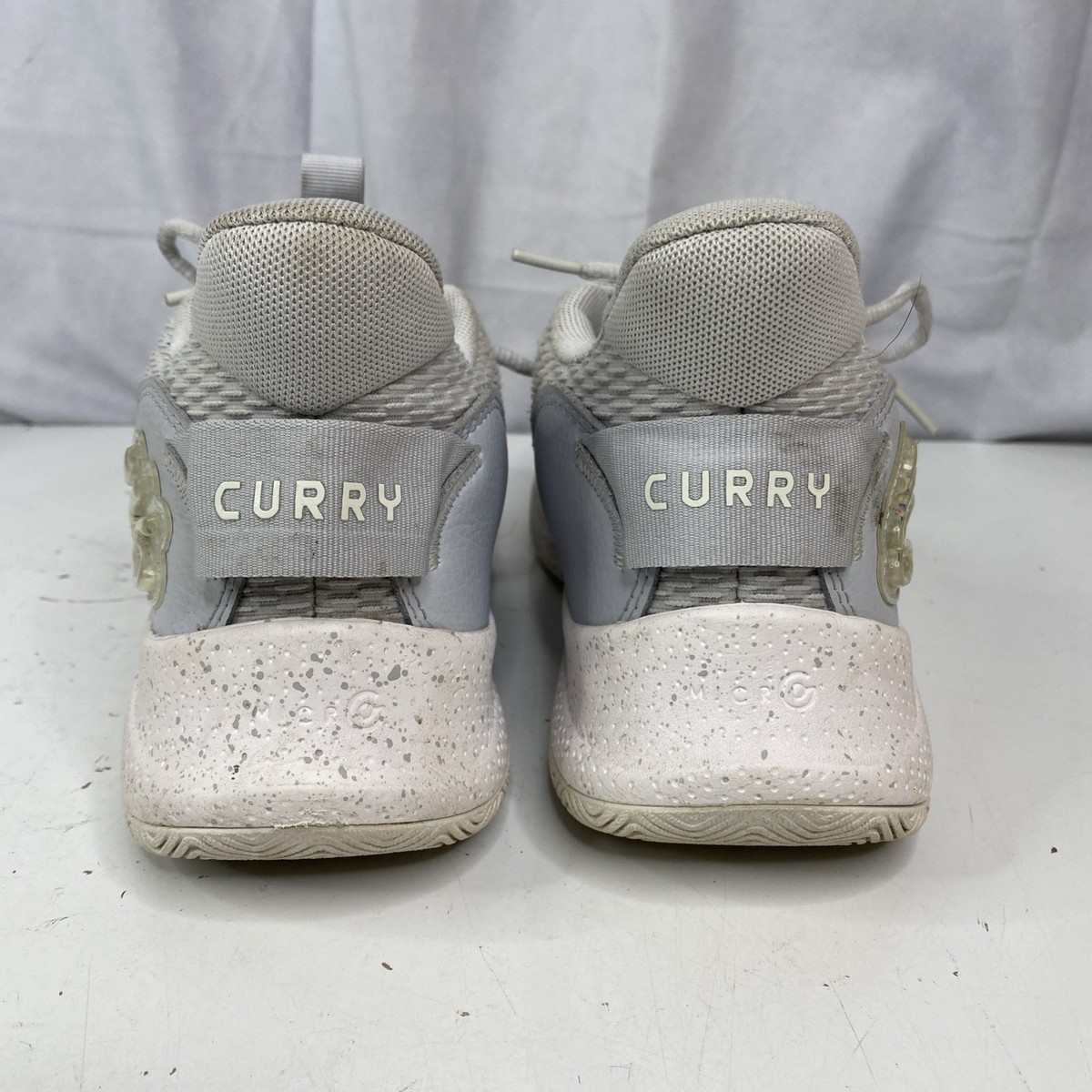 Under Armour Curry 3Z7 Basketball Shoes Gray White 3026622-102