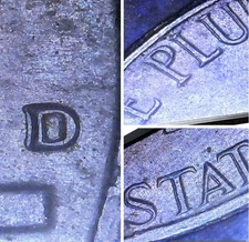 1964 D Jefferson Nickel DDO/RPM Doubled Die Repunched Mint Mark Errors Variety.