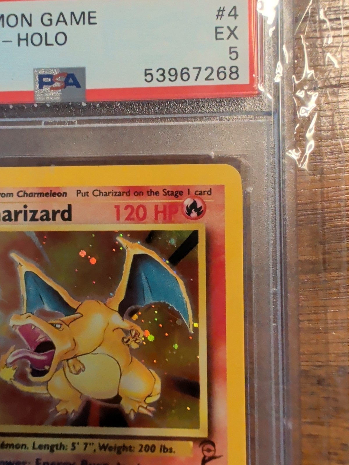 Pokemon Base Set 2 Charizard Holo PSA 5 view 9