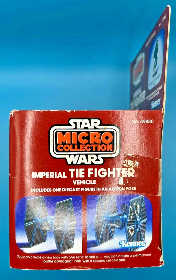 Micro colección Kenner Star Wars 1982 de colección Tie Fighter sellado en caja ¡¡nuevo leer!!! Foto 2 de 4