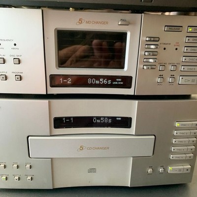 SONY DHC-MD99 Mini Hi-Fi Component System MD Deck CD Changer