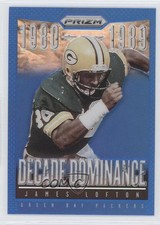 2013 Panini Prizm Decade Dominance Wal-Mart Blue Prizm James Lofton #11 HOF 0b3