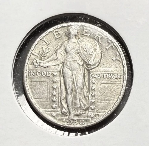 1930 STANDING LIBERTY QUARTER - EF