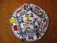 Boy Scout Lewis & Clark Council 2013 National Jamboree Shoulder Patch Comics set