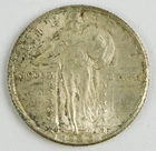 1929-S 25c Standing Liberty Silver Quarter UNC Details Environmental Dmg C4570