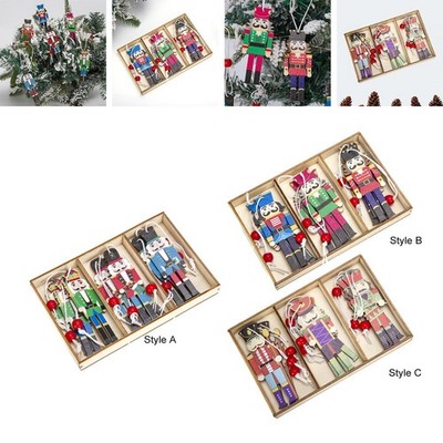 9 Stck. Weihnachtsbaum hängende Nussknacker Ornament Länge 3,4 Zoll niedlich langlebig