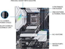 ASUS PRIME Z490-A LGA 1200 Intel 10th Gen Z490 ATX Intel Motherboard