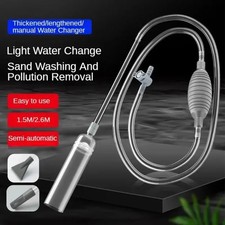 Aquarium Fish Tank Pump Clean Vacuum Siphon Water Change Gravel Cleaner