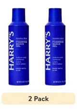 2 PACK Harry's Foaming Shave Gel - 6.7oz with Aloe
