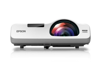 Epson PowerLite 525W WXGA 3LCD Short Throw Projector 2800 Lumens HDMI LAN