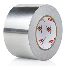 Aluminum Foil Tape,Heavy Duty Metal Duct Tape,High Temperature Silver Tape,Perfe
