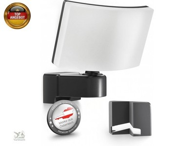 Lumax LED Strahler Wand Außen - 30W Wand Außenleuchte inkl. Eck-Adapter - 3000K