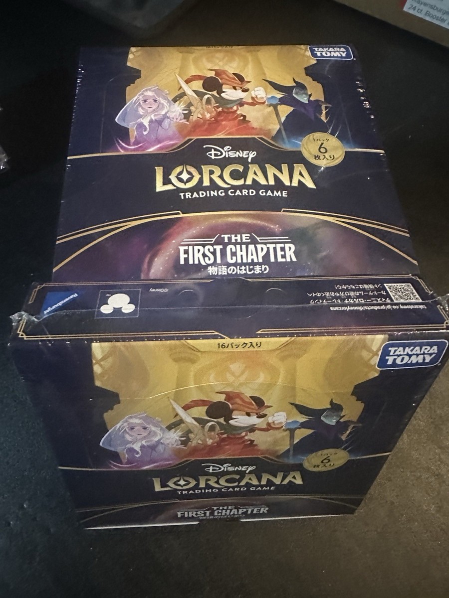 Japanese Disney Lorcana TCG: The First Chapter Booster Box US