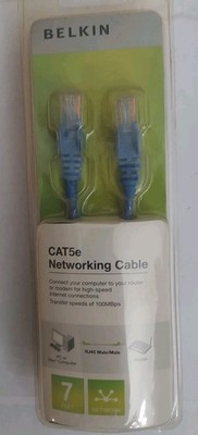 Belkin  7' Rj45 Cat 5e Networking Cable Male to Male