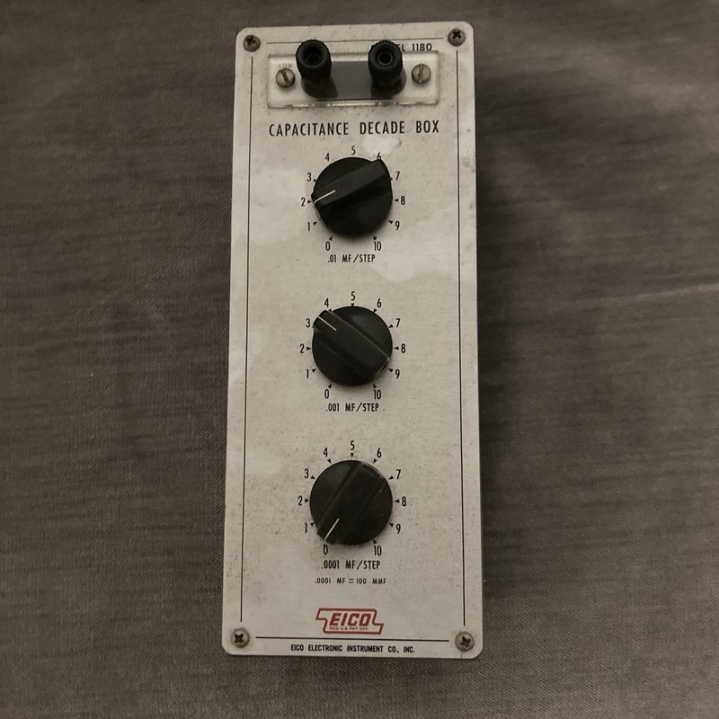 Eico Electronic Instrument Co. Capacitance Decade Box Model 1180