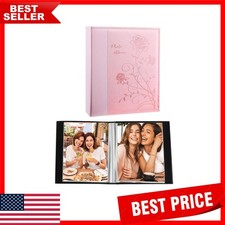 Elegant 4x6 Small Photo Album 2-Pack in Pink - Perfect for Memories