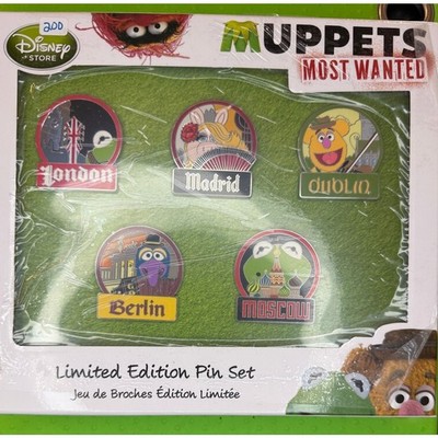 Muppets Most Wanted 5 pin Set Limited Edition
