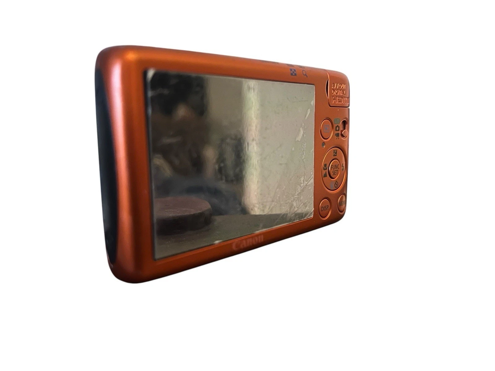 Canon IXY 400F PowerShot SD1400 IS Orange Digital Camera Tested Rare Y2K - product detail image 2