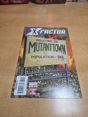 X-Factor #31 2008 Welcome to Mutant Town Marvel Comics David Raimondi B4