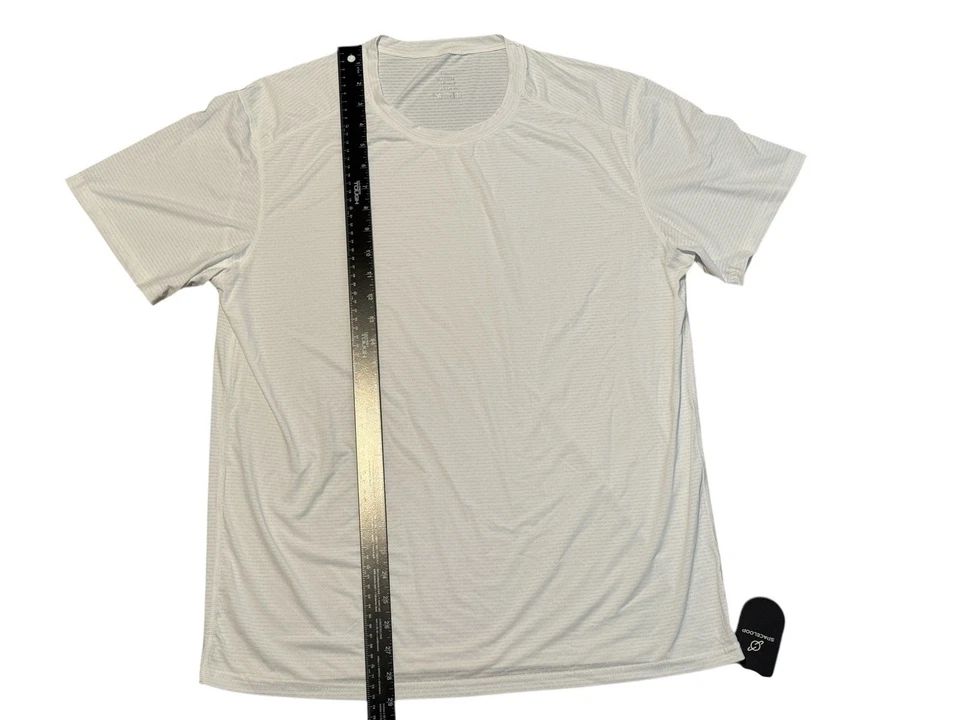 Camiseta SpaceLoop Para Hombre Manga Corta Absorbe la Humedad Músculo Blanca Talla 4XL NUEVA CON ETIQUETAS Foto 3 de 4