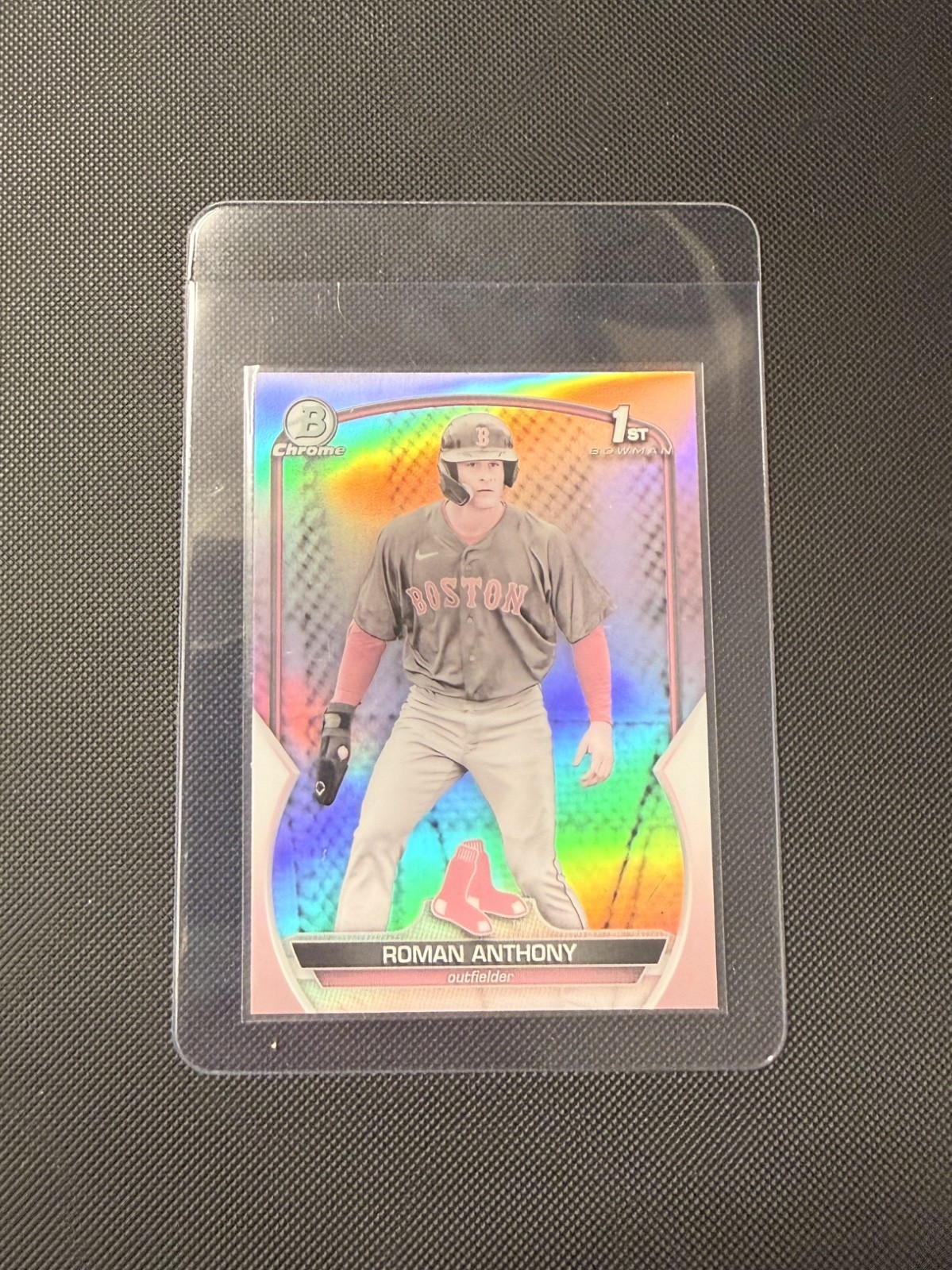 2023 Bowman - Chrome Prospects Roman Anthony #BCP-71 Pearl Refractor (RC)