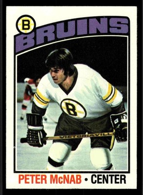 1976-77 Topps Peter McNab #118 - Boston Bruins - NM+