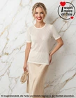 Wolford Decor · Filigree Mesh Look Shirt Long Tunic · S Small 38 40 Cream White