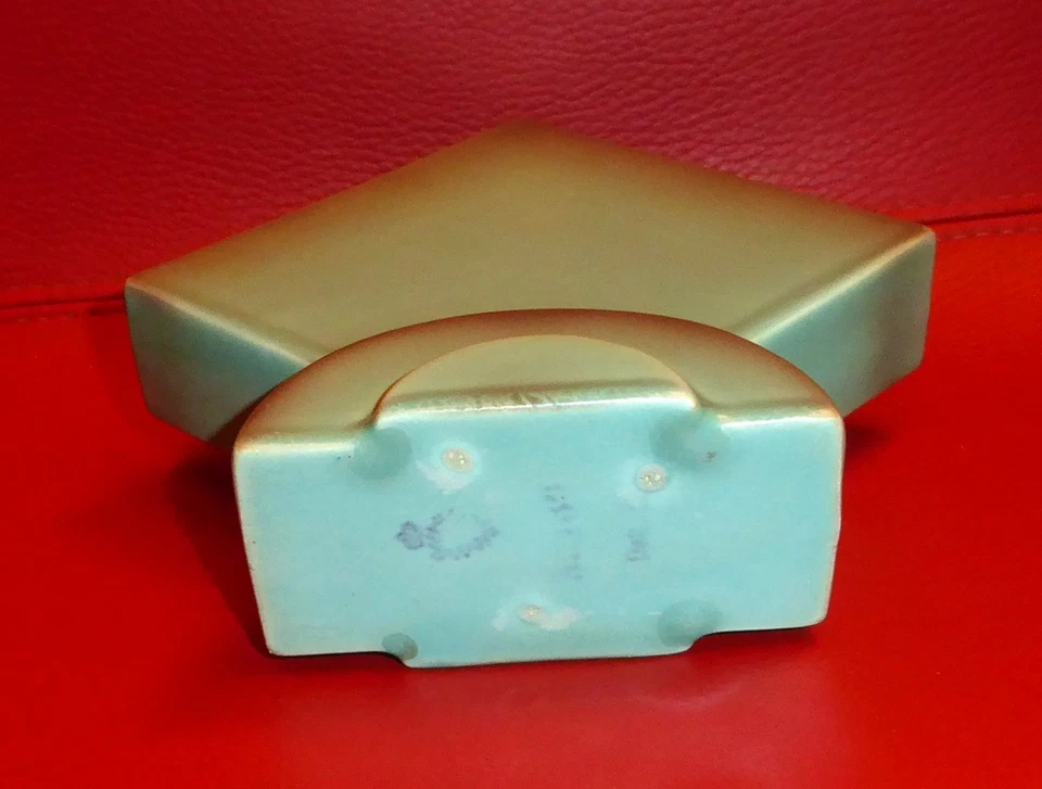 !!!! ART DECO BÜCKEBURG SCHÖNER SERVIETTENSTÄNDER SPRITZDEKOR KERAMIK !!!! - Bild 3 von 3