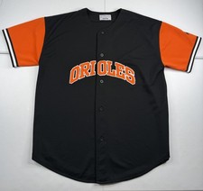 Vtg Starter Baltimore Orioles Jersey Baseball MLB 90s Embroidered Button Up XL