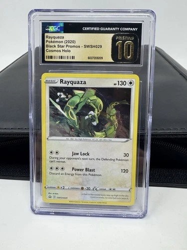 Pokemon Rayquaza Black Star Promo SWSH029 CGC PRISTINE 10