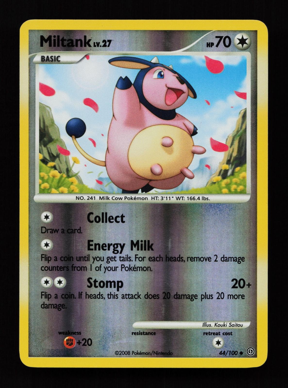 Miltank 44/100 Reverse Holo Uncommon Stormfront Pokemon Cards