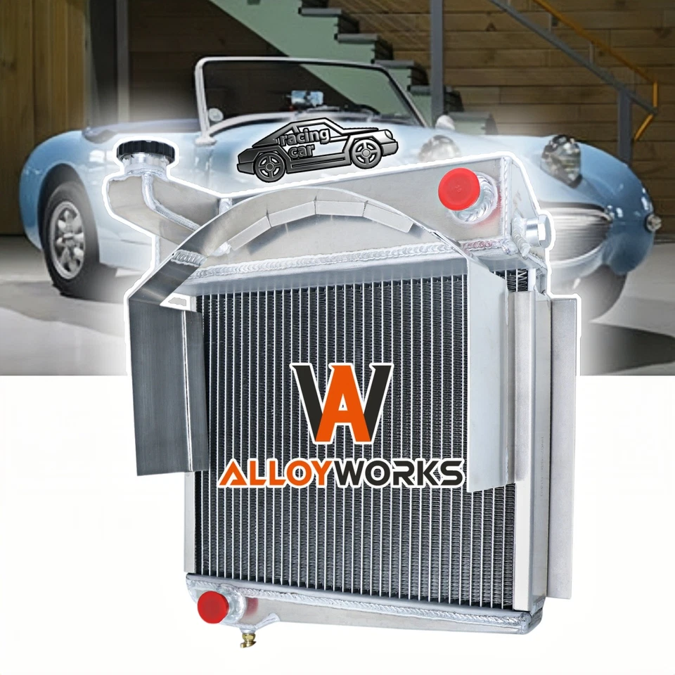 3 Rangées Radiateur Pour Austin Healey Sprite Frogeye Bugeye MG Midget 948/1098 - Photo 1/4