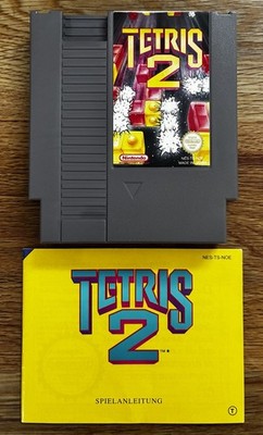 Tetris 2 - Nintendo NES (Modul + Anleitung)