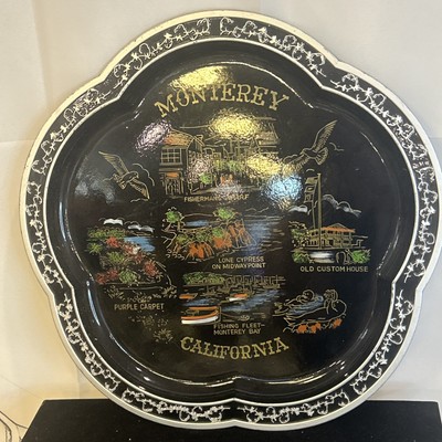 Vintage Monterey Souvenir Plastic Tray Japan 13-3/4'' Excellent Condition!!!