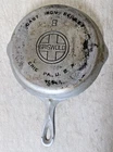 Vintage Chromed Nickle Plated Griswold #8 Large Logo Cast Iron Skillet 704S