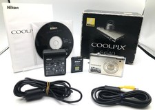 Nikon COOLPIX S640 Silver 12.2MP 5x Zoom VR Compact Digital Camera Exc  Boxed
