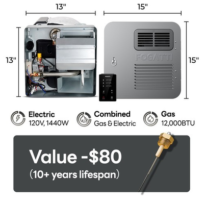 #ad 6 Gal. RV Water Heater Tank Gas amp; Electric 1440W 12000BTU for Suburban 4 6 Gal $499.99