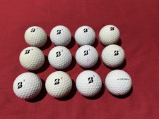 12 BRIDGESTONE TOUR B RXS GOLF BALLS - PEARL / GRADE A CONDITION - P&P INC