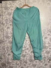 Women  s Le Coq Sportif Vintage Windbreaker Pants Size S Sport