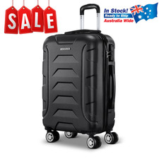 Wanderlite 20" Carry On Luggage Lightweight Hard Shell Suitcase with Zipper Lock