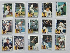 1984 Topps Detroit Tigers Team Set (30 Cards)