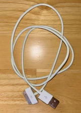 Genuine OEM Apple 30-Pin Dock to USB-A Cable Adapter 3.3ft