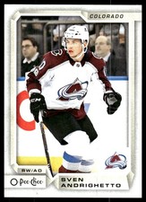 2018-19 O-Pee-Chee #496 Sven Andrighetto Colorado Avalanche Hockey Card