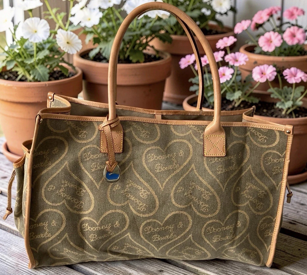Dooney & Bourke Denim Exterior Large Bags & Handbags for Women for